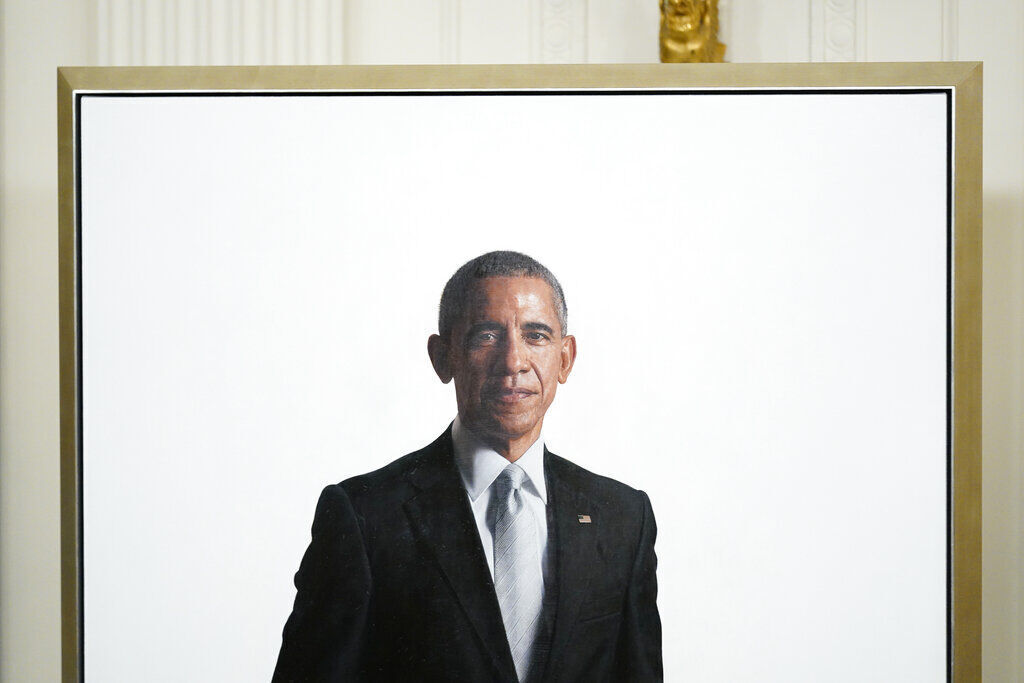 Biden Obama Portraits